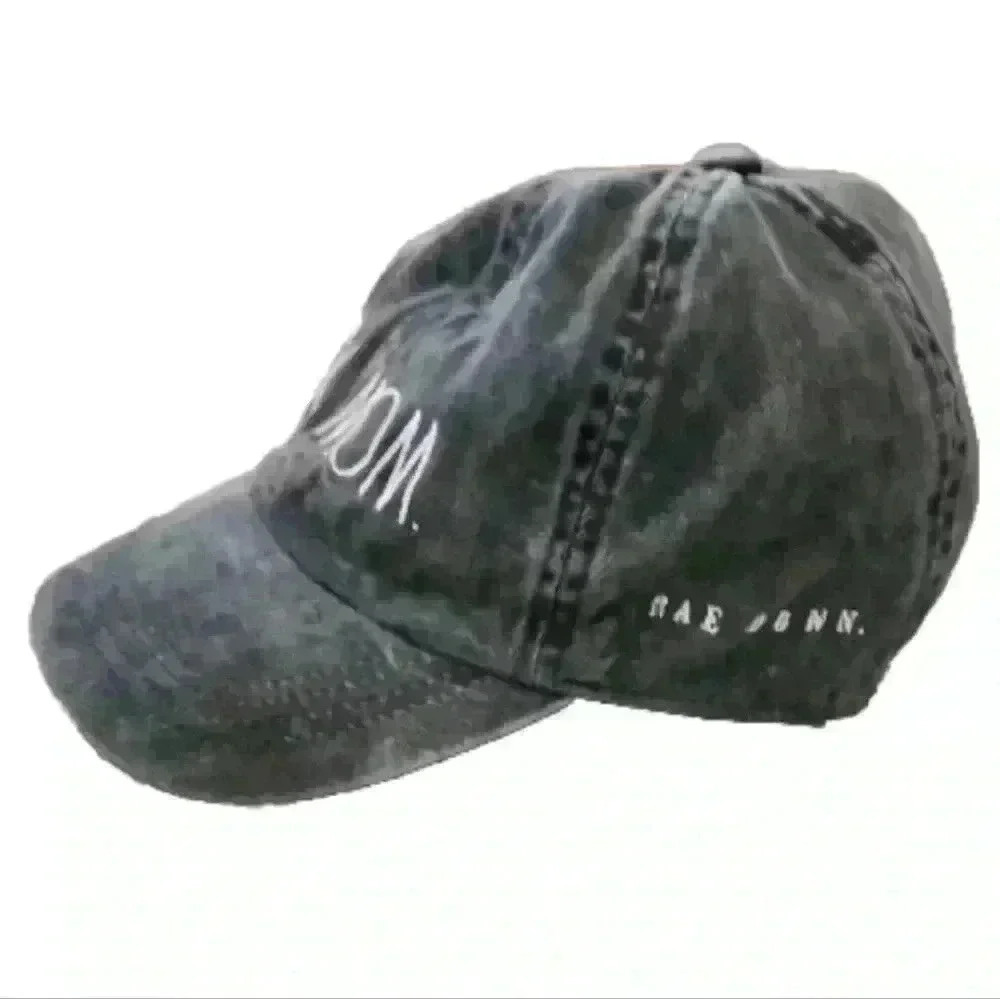 Rae Dunn Gray Dog Mom Adjustable Baseball Cap - Picture 3 of 7